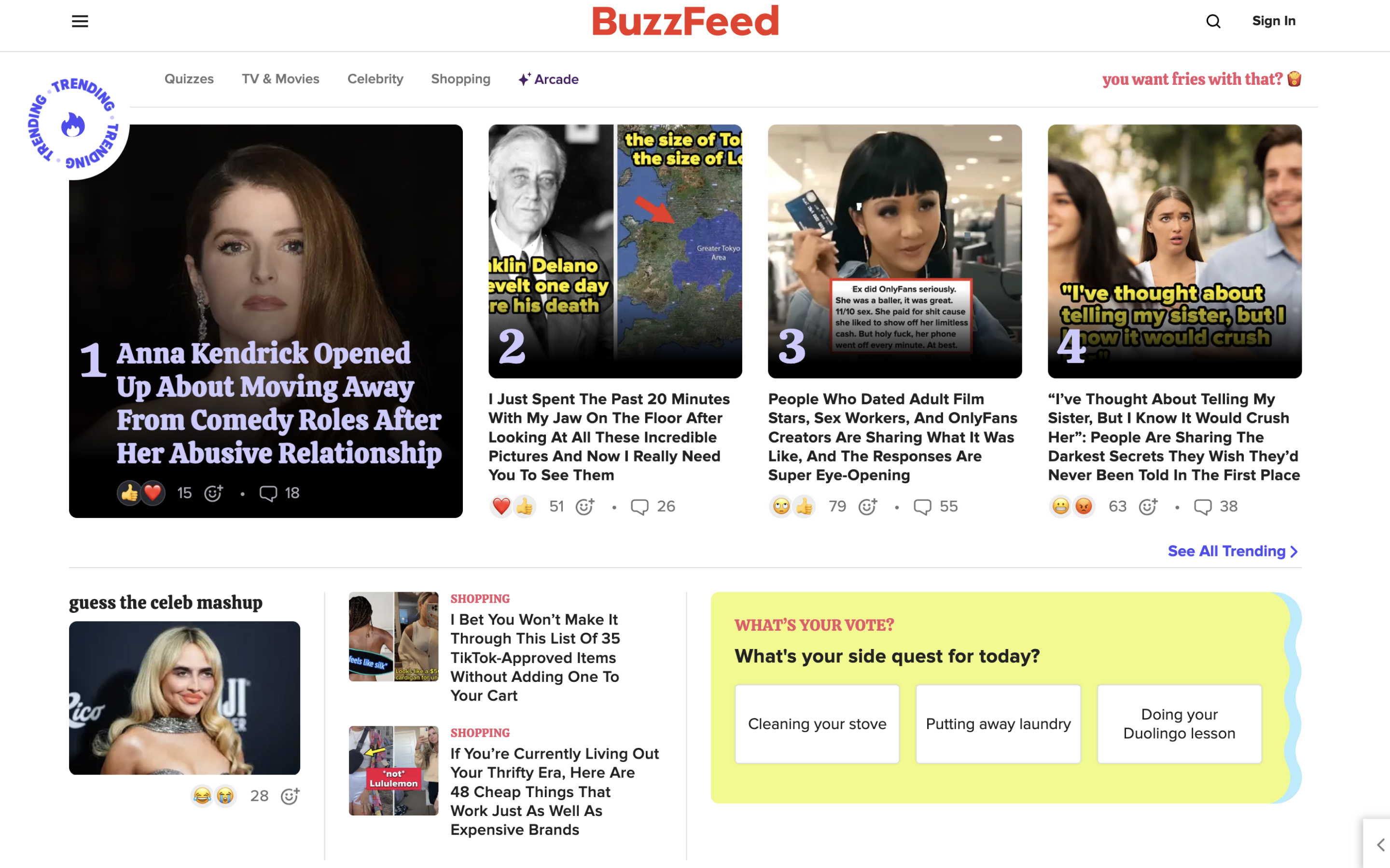 BuzzFeed - Digital News Portal